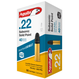 Aguila 22lr Subsonic 40gr 50-1000